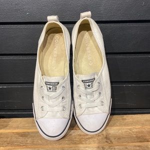 Converse slip ons!   Perfect spring summer look with jeans or leggings.